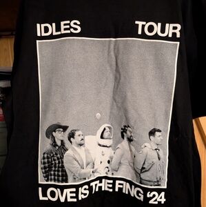 Idles Love is The Fing 2024 Tour T-shirt